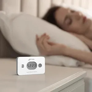 هشداردهنده مونوکسیدکربن CPVAN مدل COS-X3 Plus با دماسنج و رطوبتسنج اورجینال