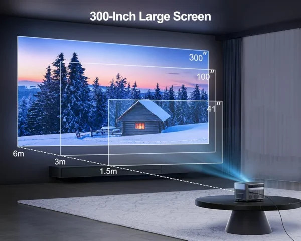 پروژکتور خانگیWiMiUS P64 Projector اورجینال و دارای گارانتی