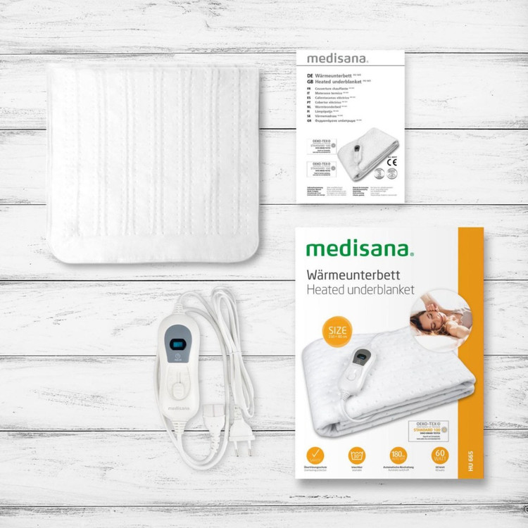 پتو برقی مدیسانا مدل Medisana HU 665 | ساخت آلمان، قابل شستشو و سهحالته اورجینال و دارای گارانتی