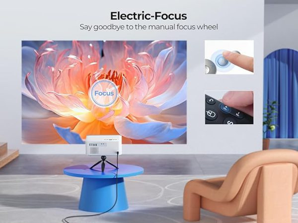 ویدئو پروژکتور اندرویدی TOPTRO X6 با روشنایی 800 انسی لومن اورجینال و دارای گارانتی
