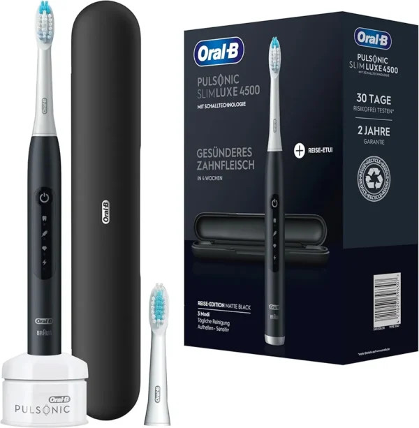 مسواک اورال بی oral b Pulsonic slim Luxe 4500 دارای گارانتی و ضمانت اصالت کالا
