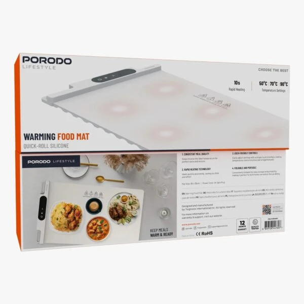 پد گرمکننده غذا پرودو Porodo Lifestyle Warming Food Mat اورجینال و دارای گارانتی