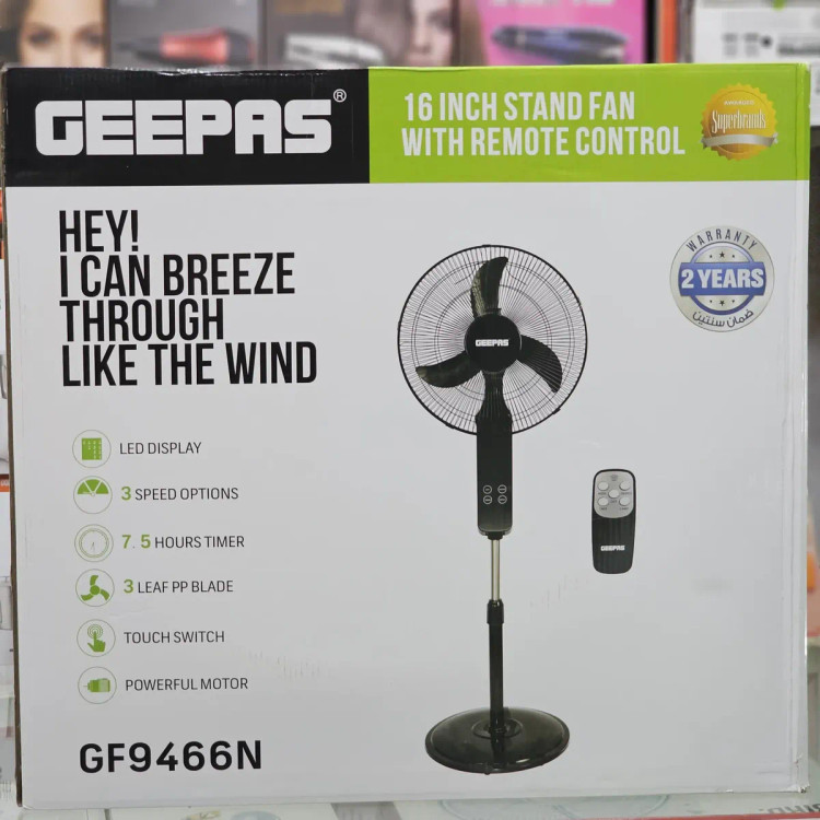 پنکه ایستاده جیپاس مدل GF9466N اورجینال و دارای گارانتی