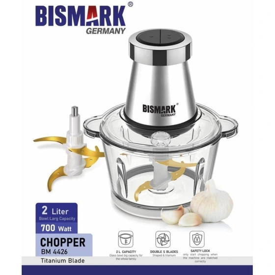 خردکن بیسمارک 2 لیتر مدل BM 4426 اورجینال و دارای گارانتی