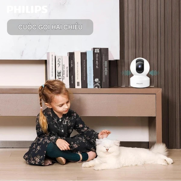 دوربین هوشمند چرخشی WiFi فیلیپس TAI6000W با دید 360 درجه اورجینال و دارای گارانتی