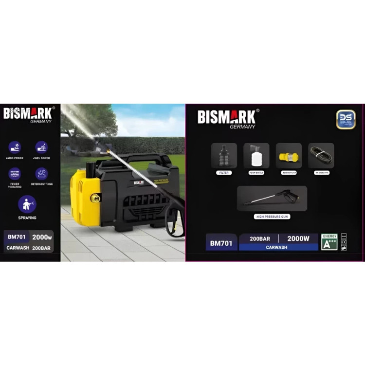 کارواش بیسمارک مدل BM701 اورجینال و دارای گارانتی
