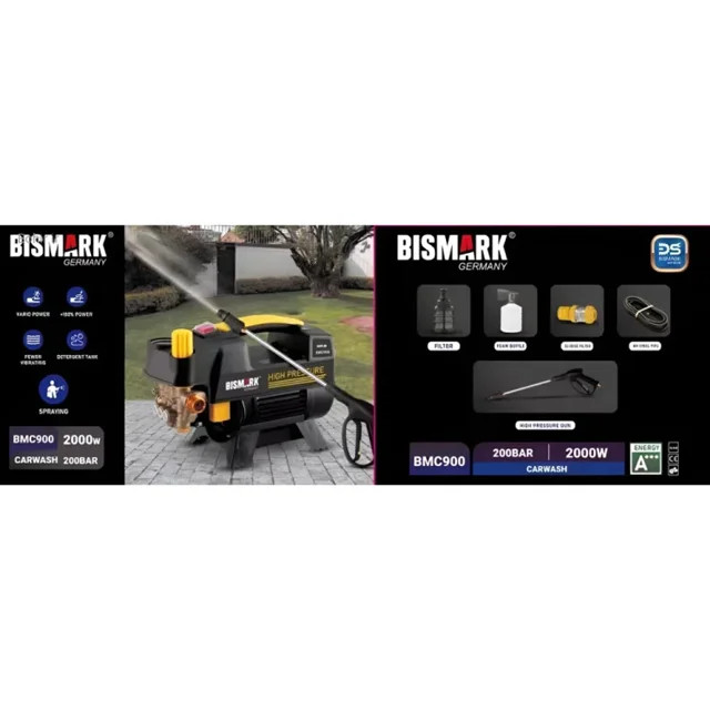 کارواش بیسمارک مدل BMC900 فشار قوی ۲۰۰ بار اورجینال و دارای گارانتی