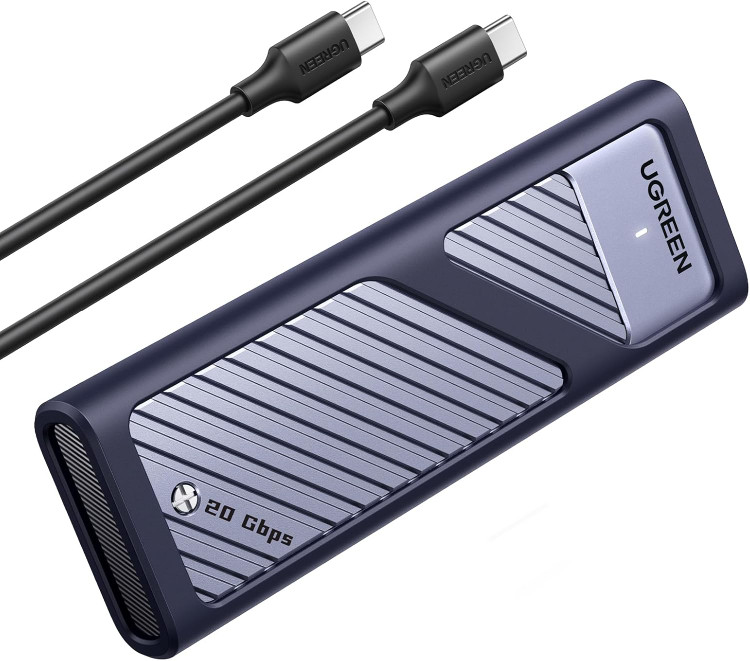 محفظه اساسدی یوگرین مدل UGREEN M.2 NVMe/SATA اورجینال و دارای گارانتی