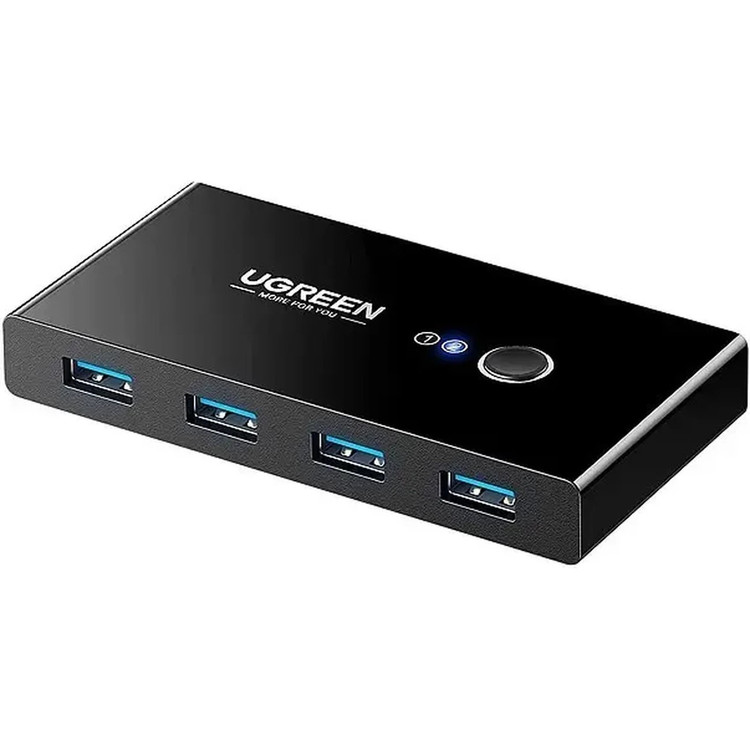 هاب سوئیچ USB یوگرین 4 پورت US216 مدل 30767 اورجینال و دارای گارانتی