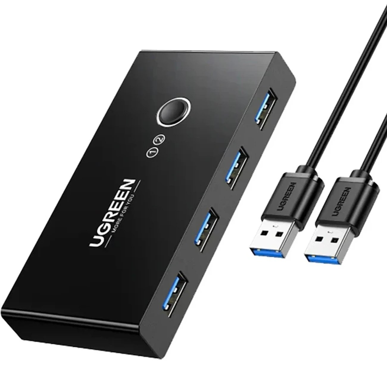 هاب سوئیچ USB یوگرین 4 پورت US216 مدل 30767 اورجینال و دارای گارانتی