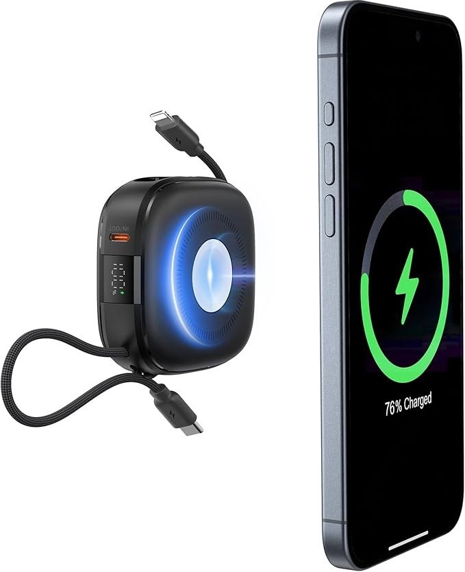 پاور بانک وایرلس Charmast C10 ظرفیت ۱۰۰۰۰ اورجینال و دارای گارانتی