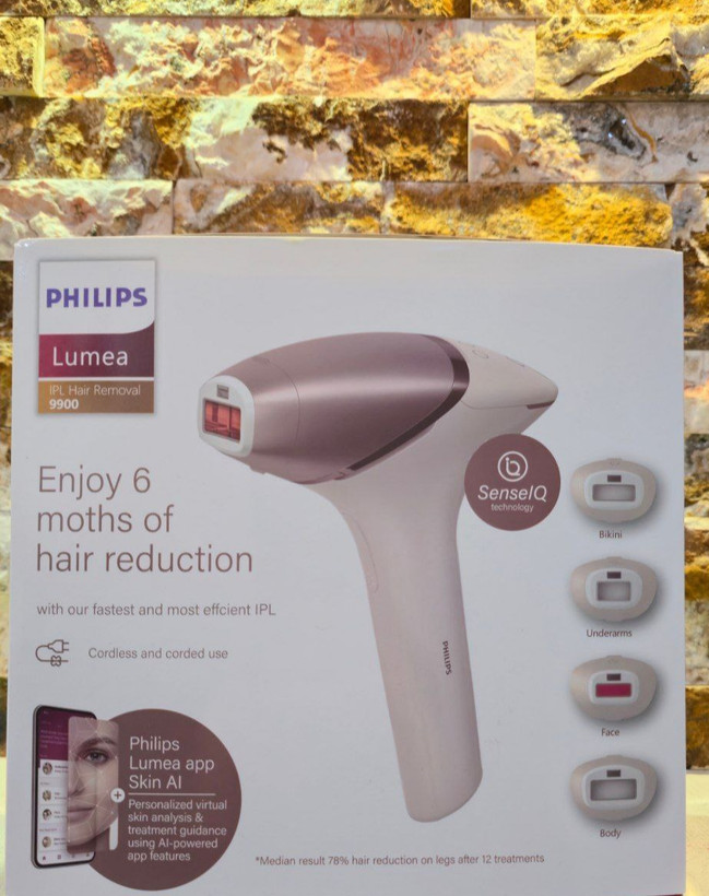 لیزر موی زائد فیلیپس لومیا مدل BRP958 سری 9900 philips اورجینال و دارای گارانتی