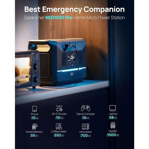 پاور استیشن DaranEner مدل NEO1500 Pro اورجینال و دارای گارانتی