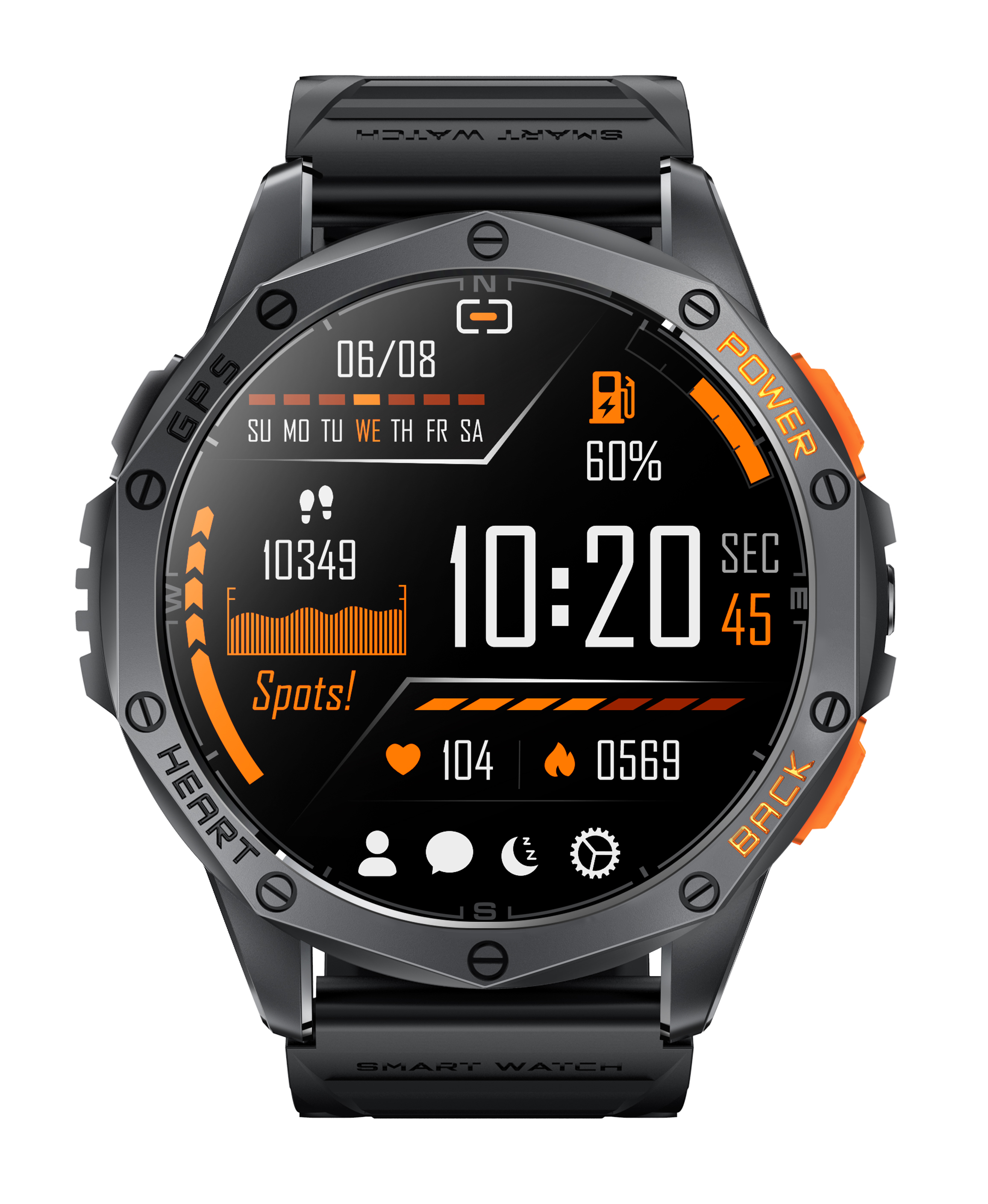ساعت هوشمند K67 GPS SPORT اورجینال و دارای گارانتی