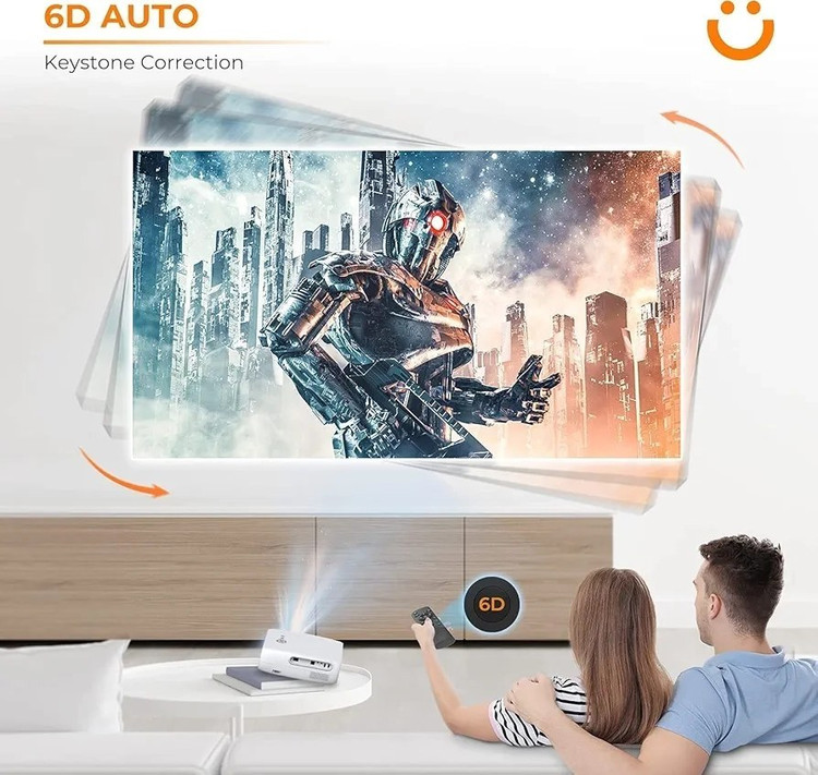 پروژکتور یابر مدل Pro V7 ظرفیت ۱۲۰۰۰ لومن اورجینال و دارای گارانتی