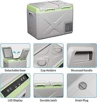 یخچال مسافرتی آلپیکول مدل XD55 ظرفیت ۳۸ لیتر دو درب اورجینال و دارای گارانتی
