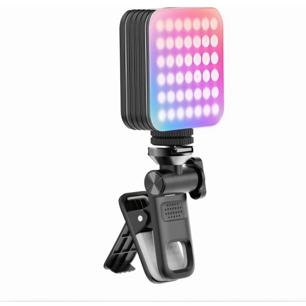 نور RGB مدل D12S – نور حرفه‌ای قابل‌حمل با تنظیم رنگ و دمای نور