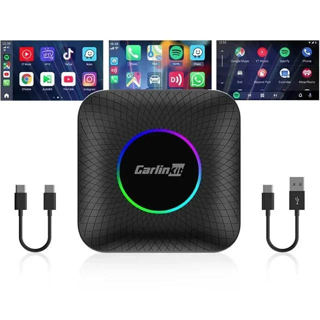 اندروید باکس CarlinKit Tbox تبدیل CarPlay به اندروید(کارپلی)|اصالت کالا