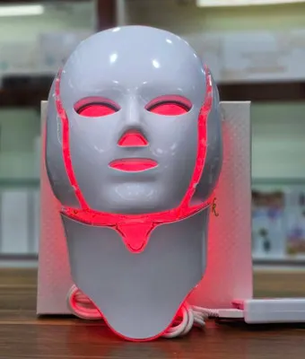 ماسک ال ای دی نقابی صورت و گردن LED و نور درمانی اورجینال و دارای گارانتی