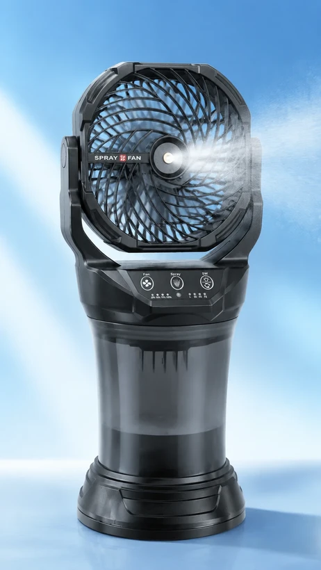 پنکه دستی مه‌پاش Daonlc Portable Misting Fan with Remote اورجینال و دارای گارانتی