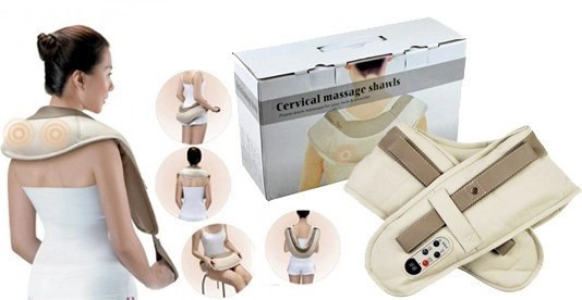 ماساژور گردن ضربه ای مدل Cervical Shawls اورجینال و دارای گارانتی