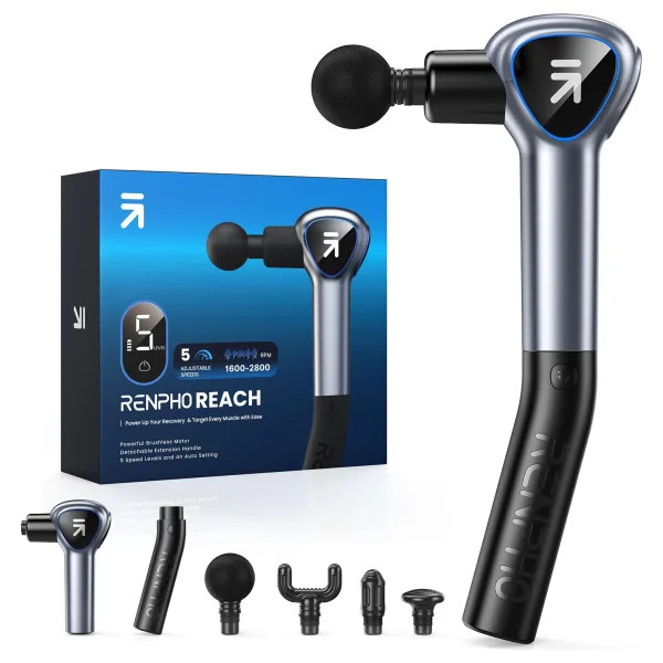 ماساژور تفنگی Renpho Reach کد RC.007.BK اورجینال و دارای گارانتی