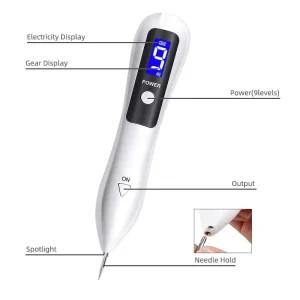 بیوتی پن 9 قدرته چراغ دار MOLE REMOVAL PEN