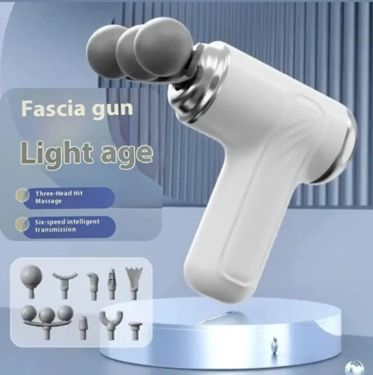 ماساژور تفنگی گیربکس هوشمند شش سرعته Fascia gun