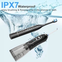 ست مسواک برقی و واترجت دندان H2ofloss مدل BT-02 و HF-6 دارای گارانتی و ضمانت اصالت کالا