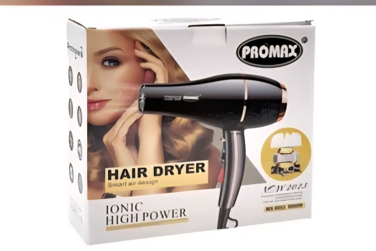 سشوار حرفه ای پرو مکس 99000 وات اورجینال 12ماه گارانتی تعویضی 8603 professional Promax