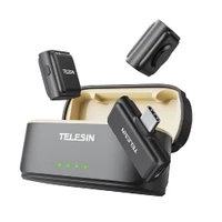 میکروفون یقه‌ای بی‌سیم TELESIN مدل P5-MCP-01(اورجینال و دارای ضمانت کالا)