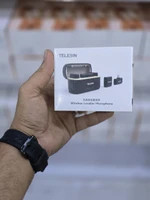 میکروفون یقهای بیسیم TELESIN اورجینال مدل P5-MCP-01 دارای ضمانت اصالت کالا