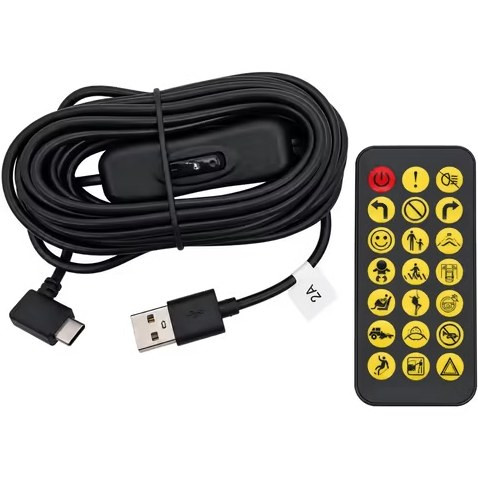 پنل ماتریکسی LED خودرو سایز ۷x۱۷ سانتیمتر با کنترل و اپلیکیشن موبایل دارای گارانتی