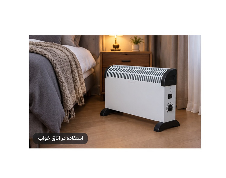 بخاری برقی Fine Elements اورجینال مدل HEA1012 توان 2000 وات دارای گارانتی و ضمانت کالا