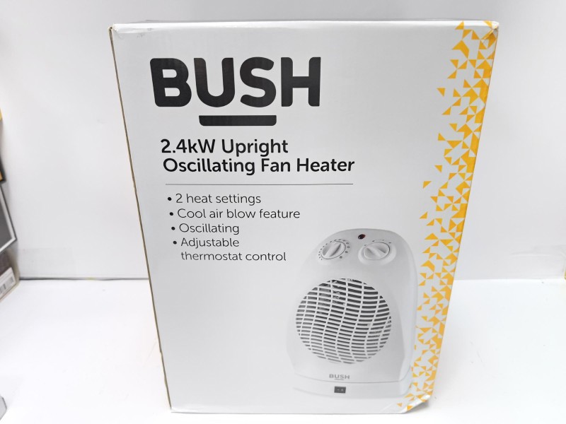 بخاری برقی فن دار Bush اورجینال مدلFH-188SAT چرخشی 2400 وات همراه با گارانتی