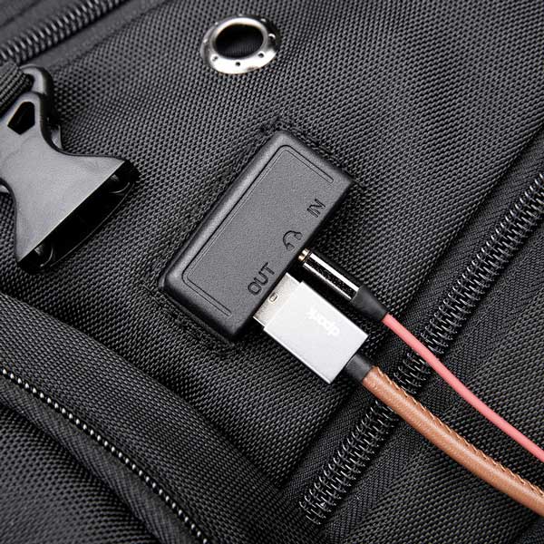 کوله پشتی ۳۸ لیتری مدرسه و لپ تاپ با پورت USB بنج مدل 1905 اصل