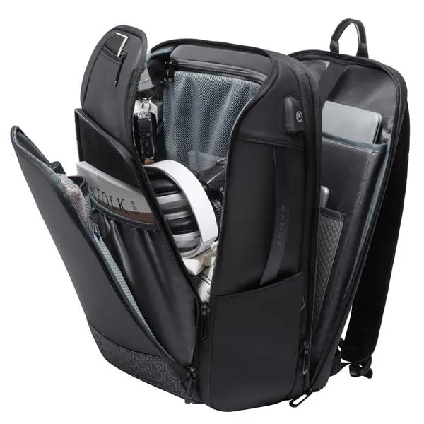 کوله لپ تاپ مسافرتی USB دار ۱۵.۶ اینچ بنج مدل BG-22005 دارای ضمانت اصالت کالا