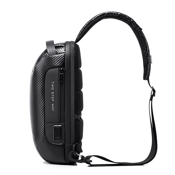 کیف کراس بادی فیبرکربن USB دار ضد سرقت بنج BG-22085PLUS اصلی همراه با گارانتی