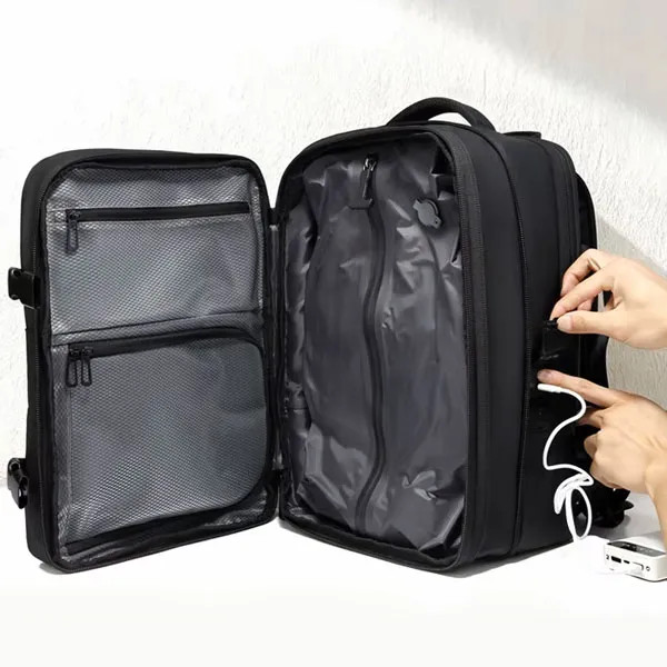 کوله وکیوم دار اتوماتیک مسافرتی ضدآب ۱۵.۶ اینچ بنج BG-3028-1 دارای ضمانت اصالت کالا
