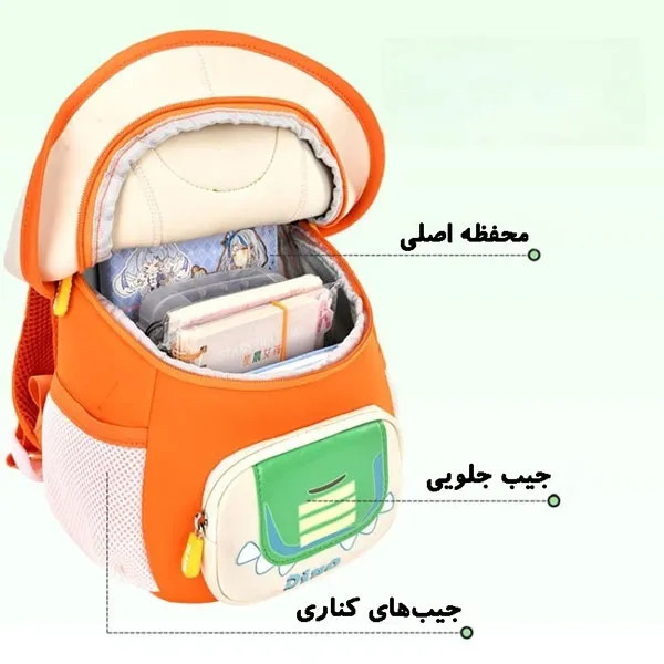 کوله کودک نئوپرن ضدآب اولنگ مدل OLANG-6203 دارای گارانتی و ضمانت اصالت کالا