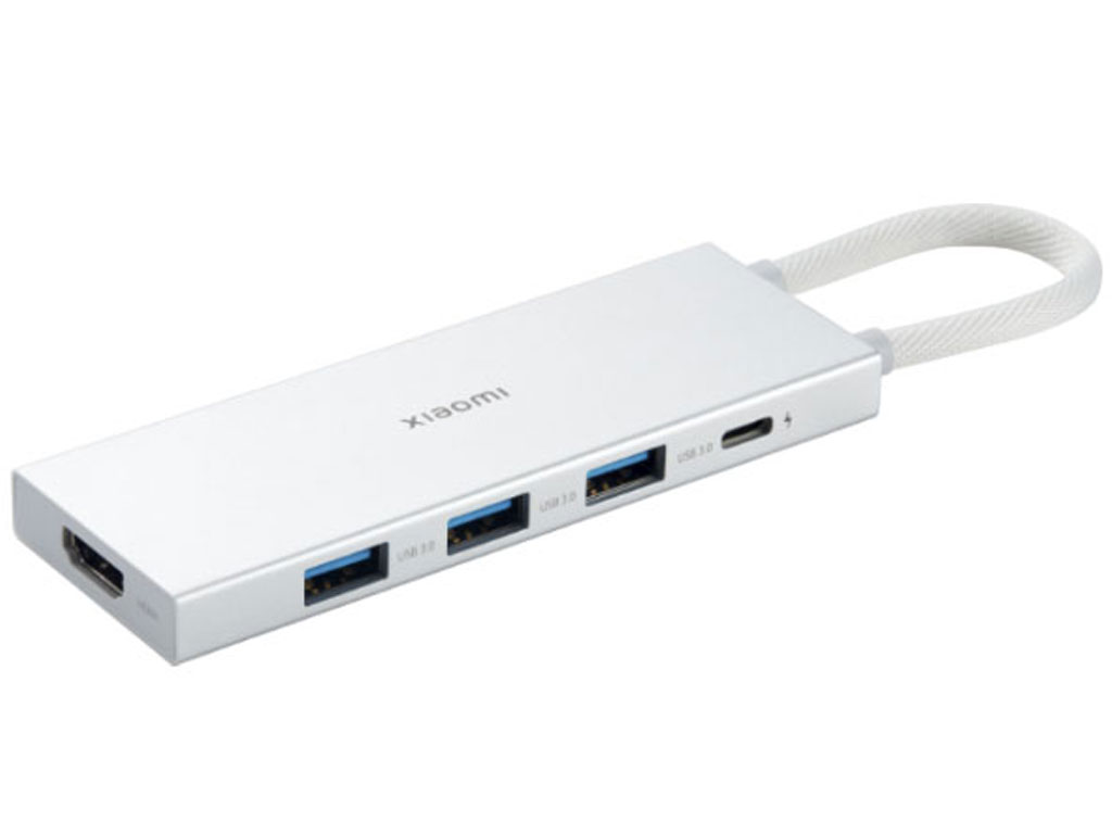 هاب 5 پورت USB-C شیائومی مدل XMDS05YM جنس آلیاژ آلومینیوم دارای ضمانت اصالت کالا