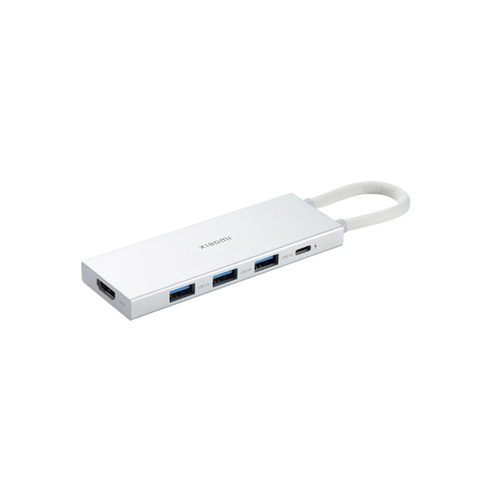 هاب 5 پورت USB-C شیائومی مدل XMDS05YM جنس آلیاژ آلومینیوم دارای ضمانت اصالت کالا