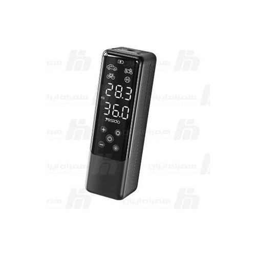 پمپ باد دمنده باتری 4000 میلیآمپر یسیدو مدل VC05 اصل