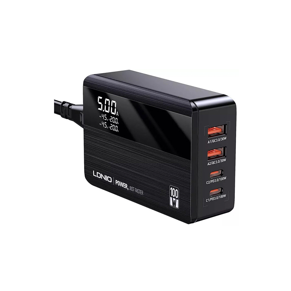 شارژر دیواری 100 وات ال دینیو مدل A4809C اصل
