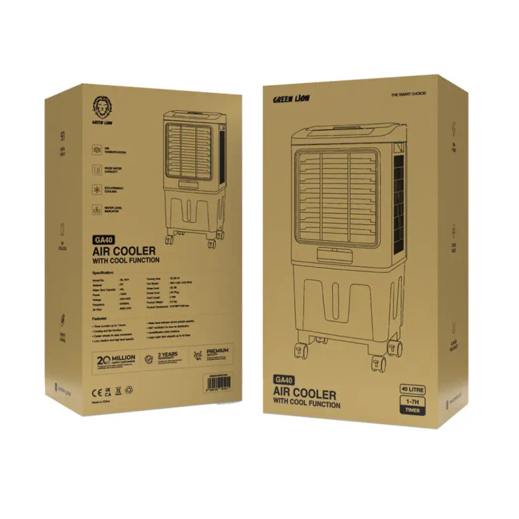 کولر آبی 6000 گرین لاین مدل GNGA40ARC 150 وات اصل همراه با گارانتی