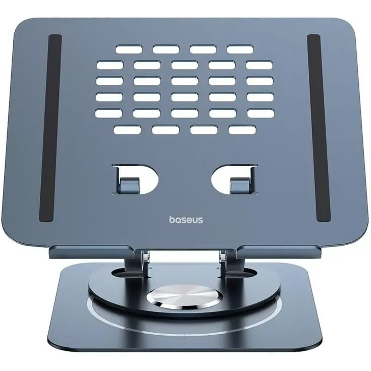 پایه لپ تاپ فلزی تاشو بدنه آلیاژ آلومینیوم بیسوس مدل BS-HP017 اورجینال همراه با گارانتی