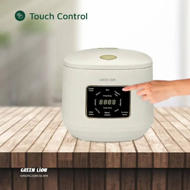 پلوپز دیجیتال 5لیتری 900 وات گرین لاین مدل GNGRC20RC5L اصل همراه با گارانتی