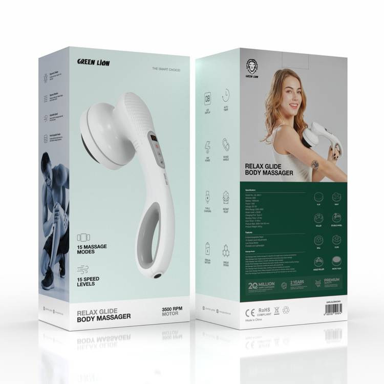 ماساژور بدن گرین لاین مدل GNRLGLDBMG 1.5 ساعت کارکرد دارای ضمانت اصالت کالا
