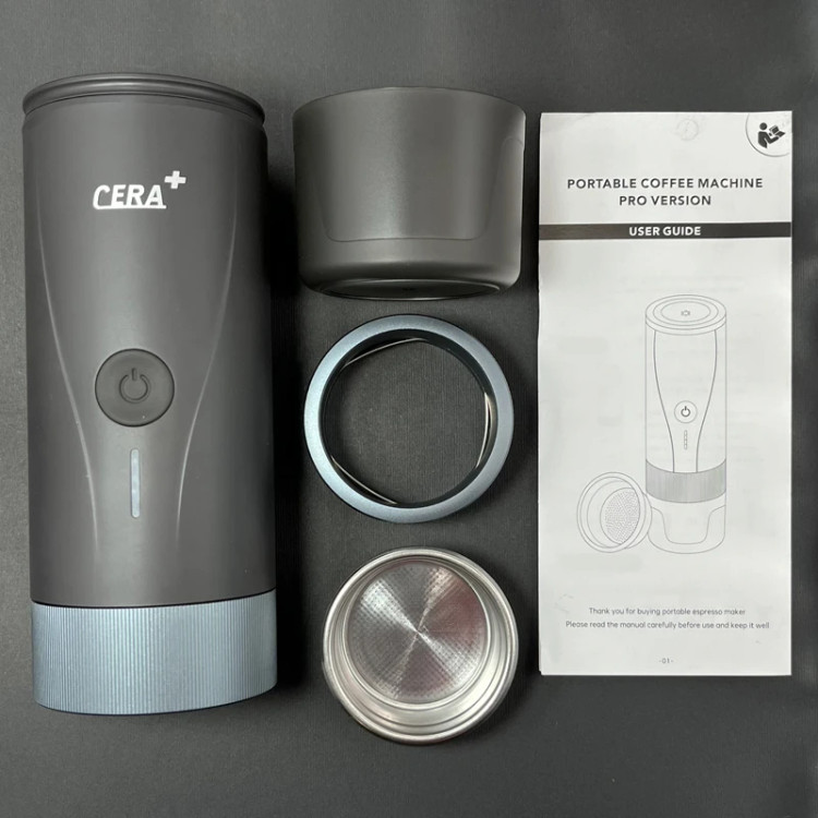 اسپرسوساز شارژی بدنه آلومینیوم سرا پلاس مدل PCM04A اورجینال همراه با گارانتی