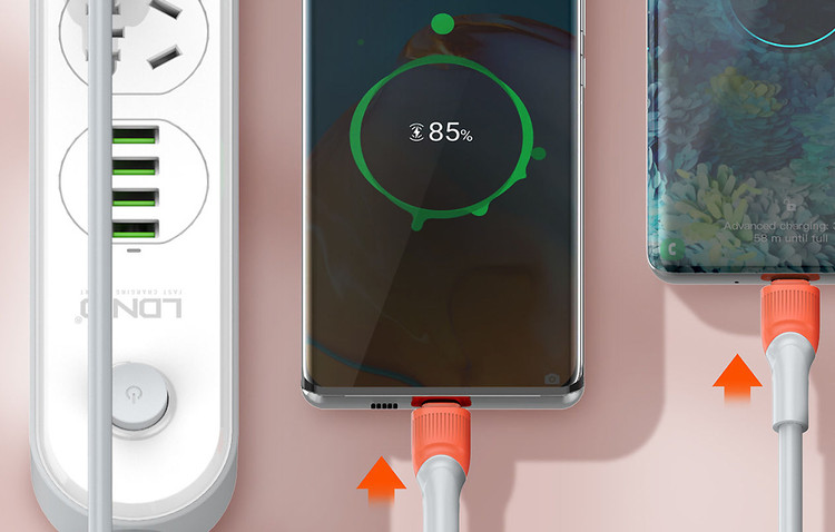 کابل لایتنینگ طول 4 متر 30 وات ال دینیو مدل LS604 اصلی